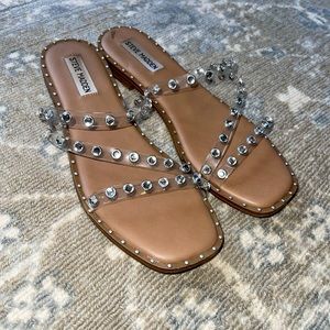 Steve Madden Crystal Rhinestone Sandals